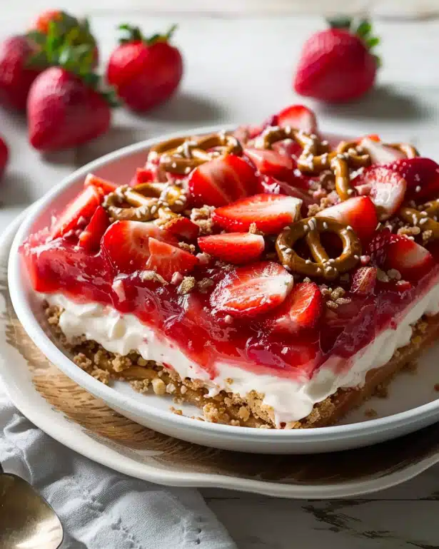 Strawberry Pretzel Salad