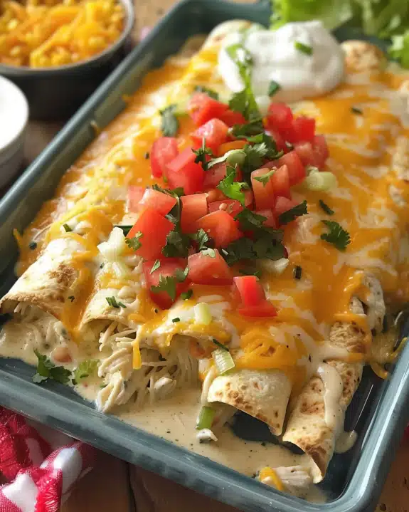 Chicken Enchiladas with Cream of Chicken Soup