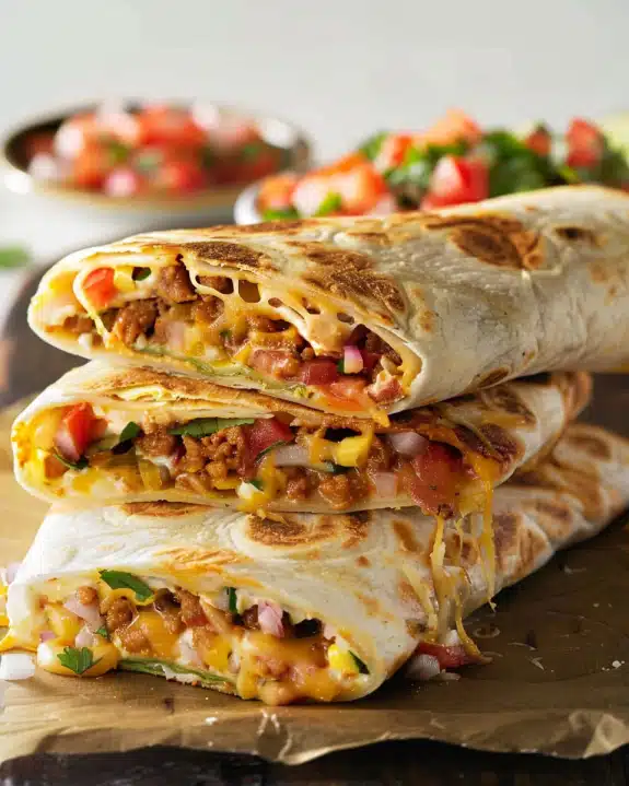 Crunchy Queso Wrap