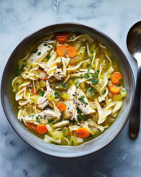 Easiest Chicken Noodle Soup