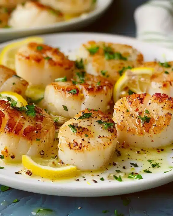 Easy Garlic-Lemon Scallops