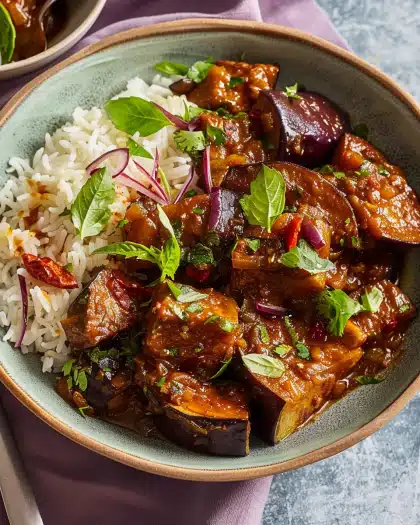 Eggplant Adobo