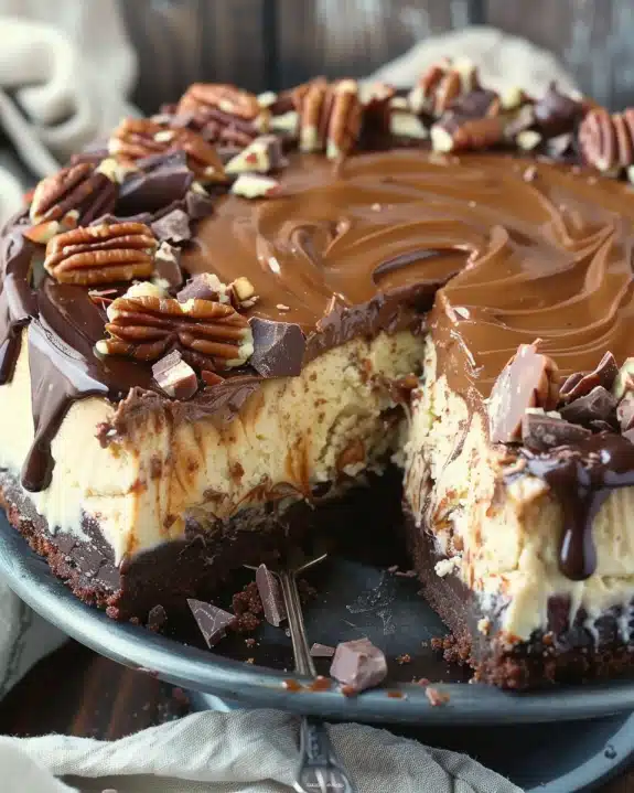 German Chocolate Cheesecak