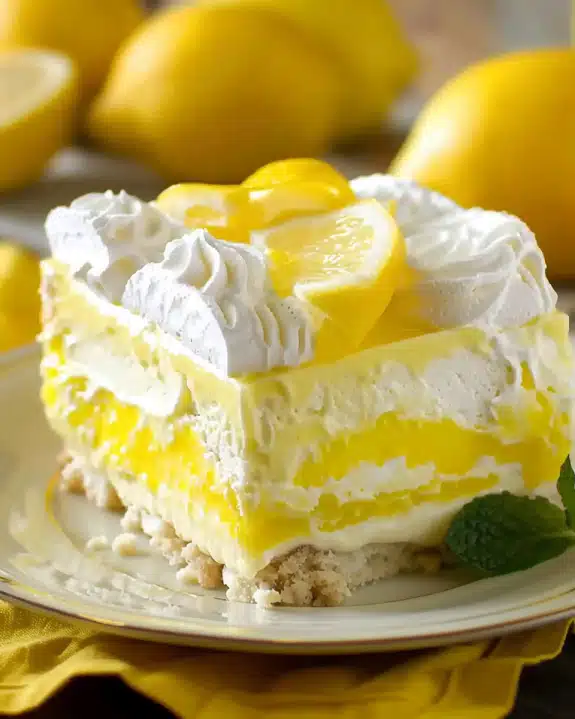 Lemon Lush: A Refreshing and Delectable Dessert
