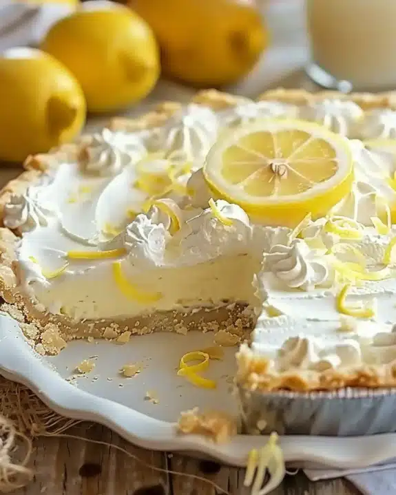 No-Bake Cream Cheese Lemonade Pie