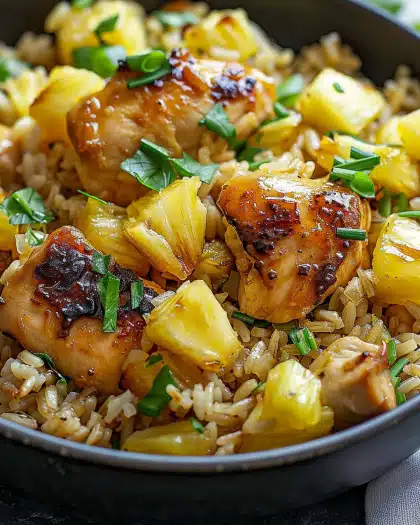 Pineapple Chicken and Rice