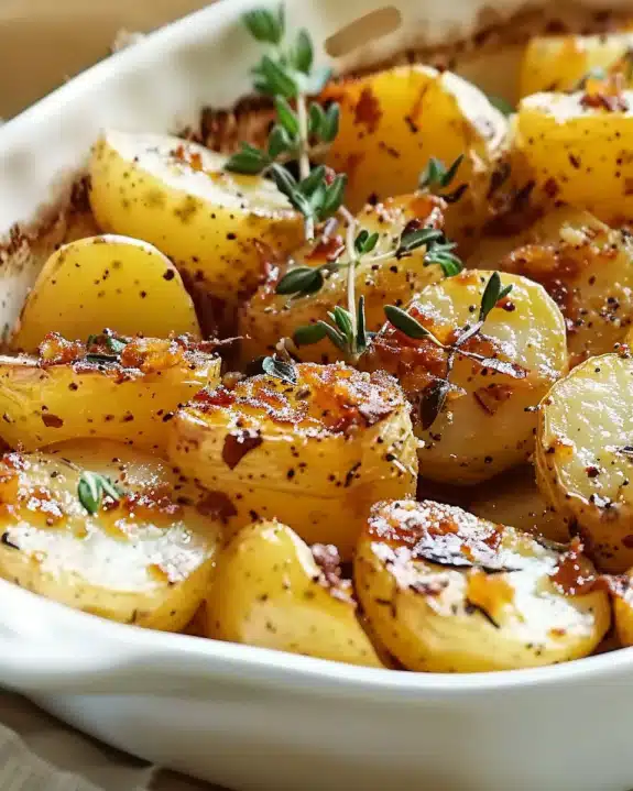 Potatoes with Mustard and Thyme