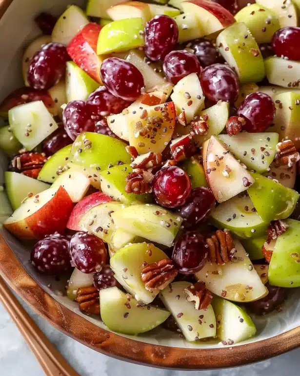 Apple Salad with Grapes
