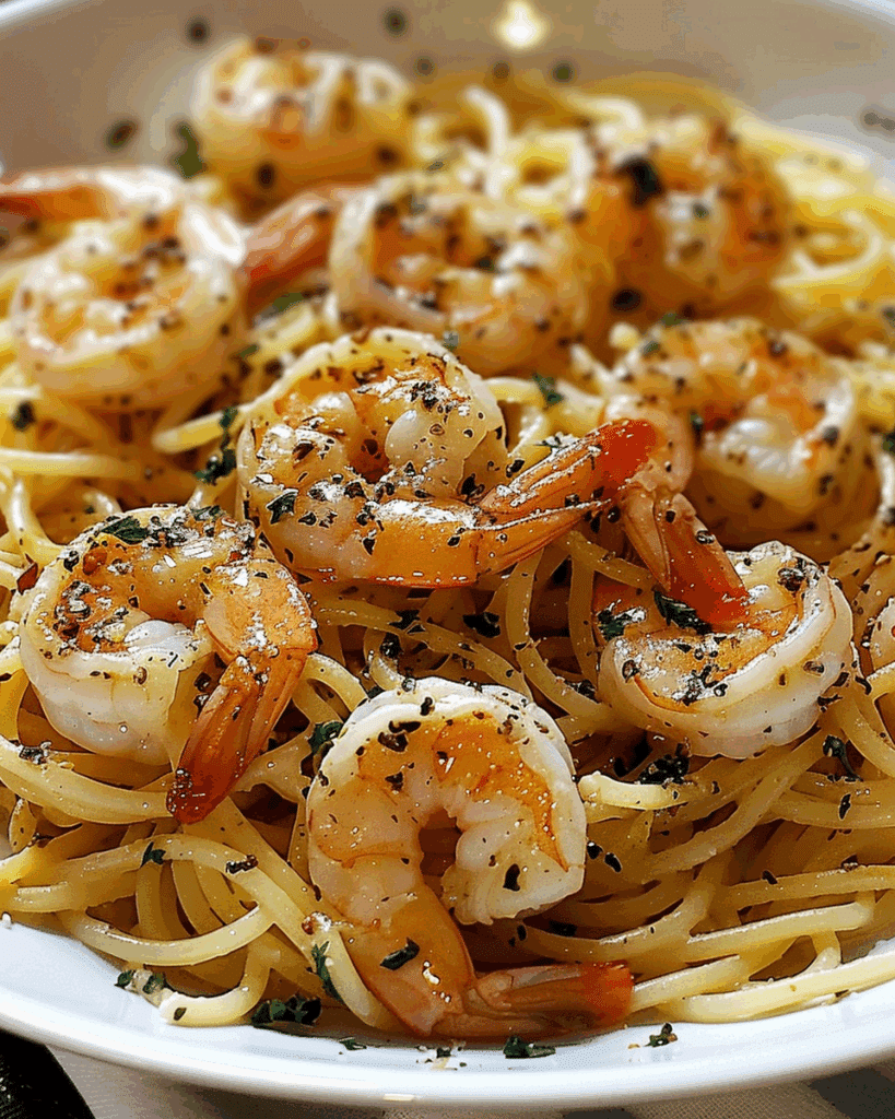 Garlic Shrimp Pasta Butter