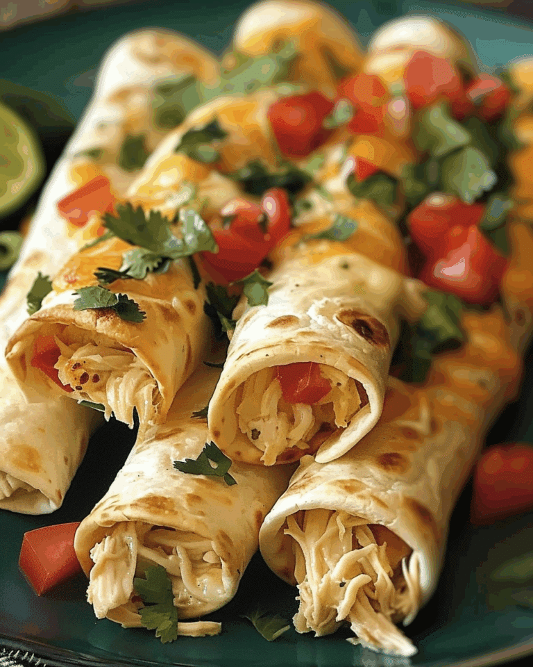 Baked Cream Cheese Chicken Taquitos