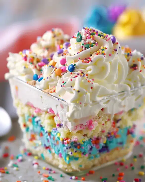 Cake Batter Lush Dessert (No-Bake)