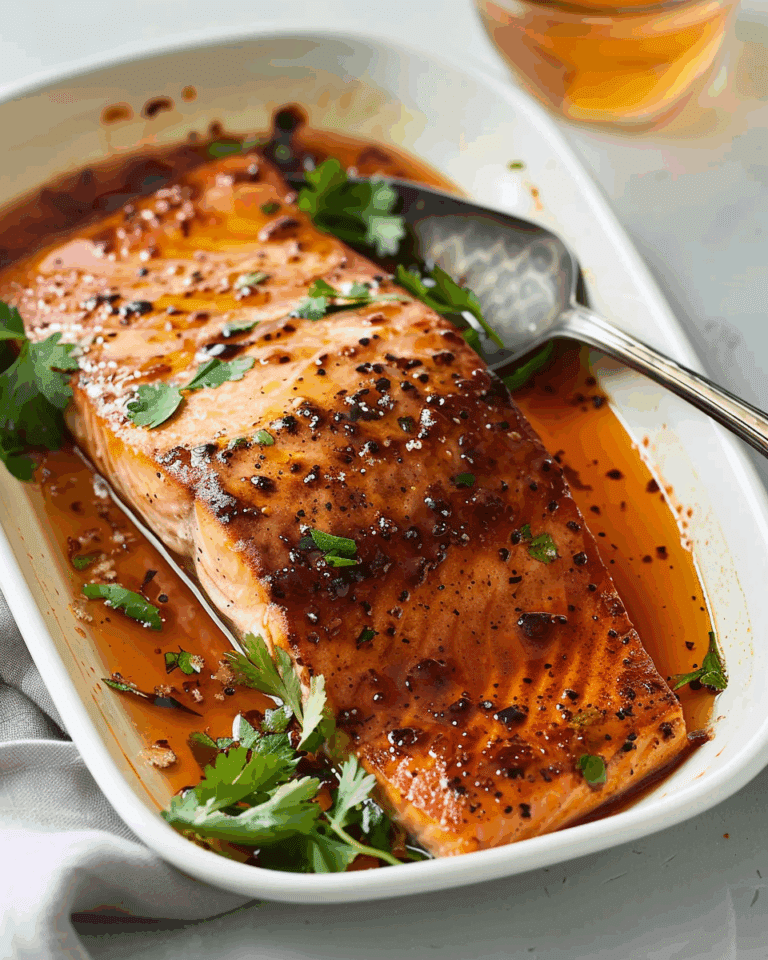 Chile Crisp and Honey Roasted Salmon