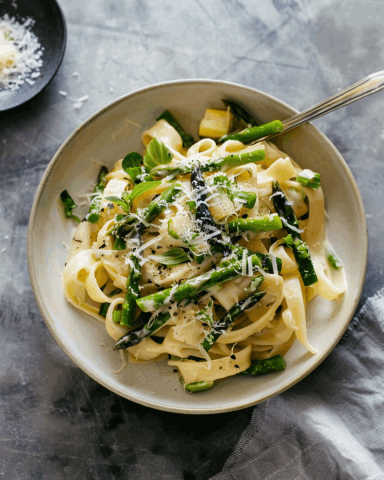 Creamy Asparagus Pasta