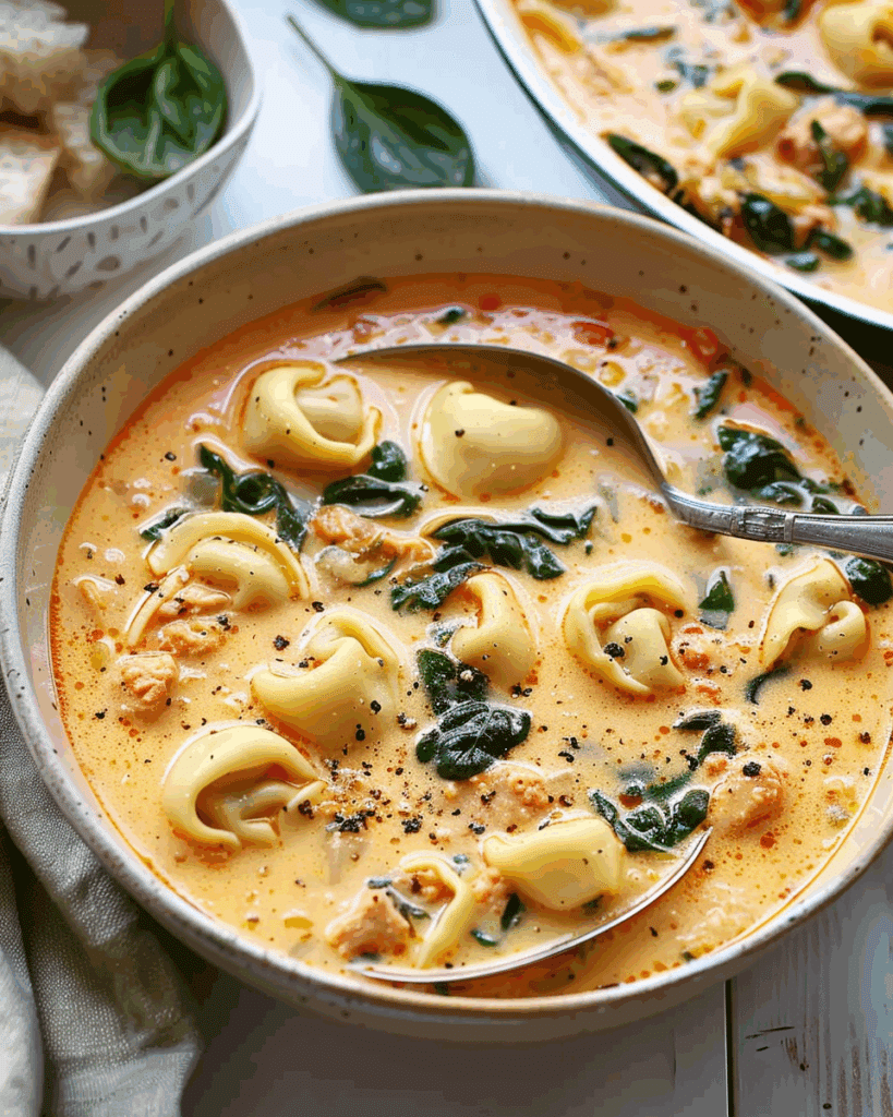 Creamy Tortellini Soup
