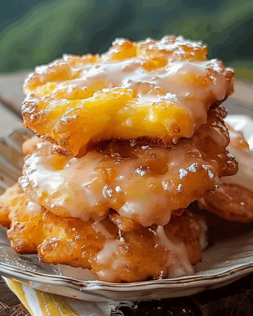 Delicious Fresh Peach Fritters