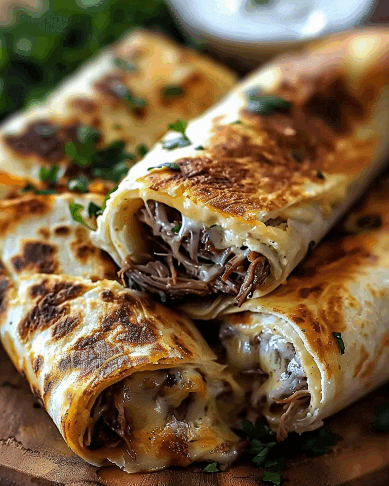 French Dip Tortilla Roll Ups