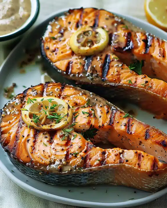 Grilled Salmon Steaks