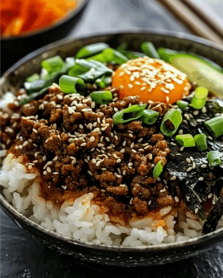 Korean Ground Beef Bowl