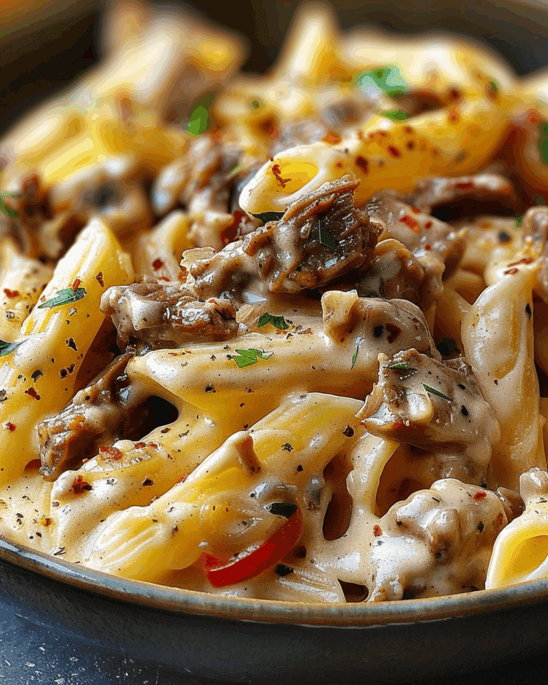 Philly Cheesesteak Pasta