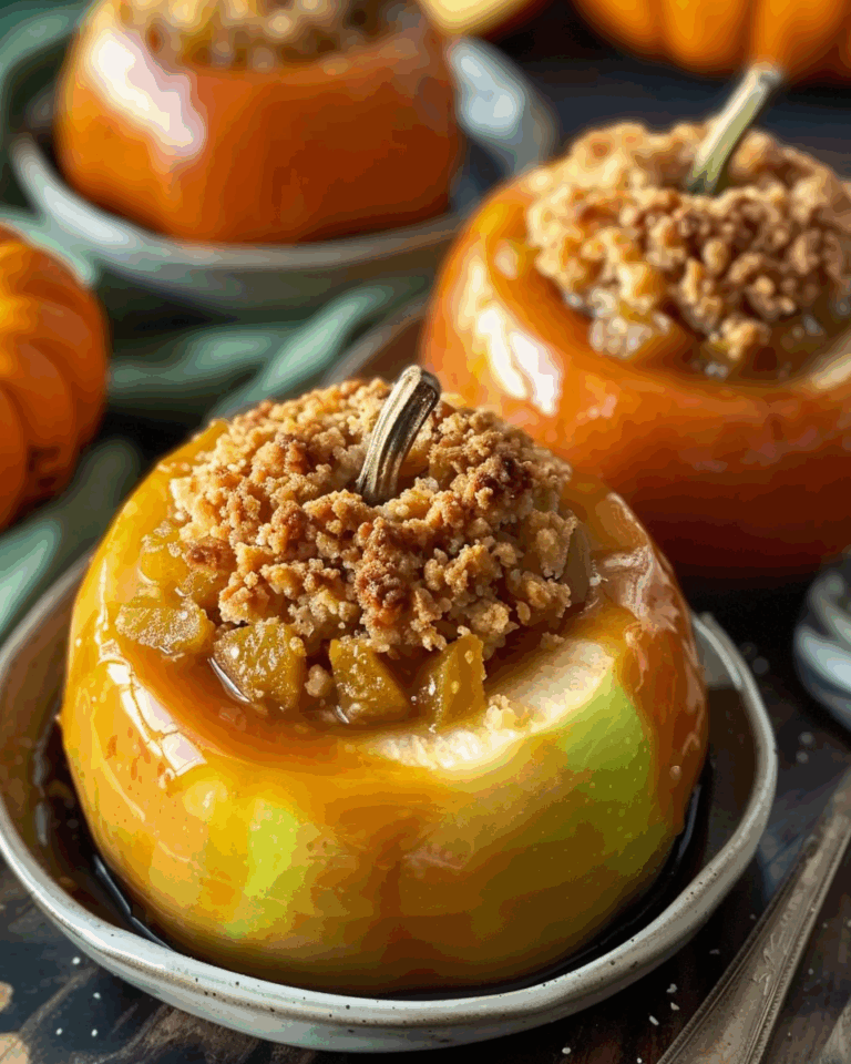 Pumpkin Pie Stuffed Baked Apples