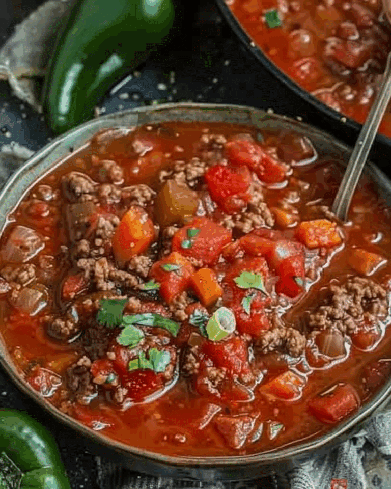 Best Ever Stuffed Pepper Soup