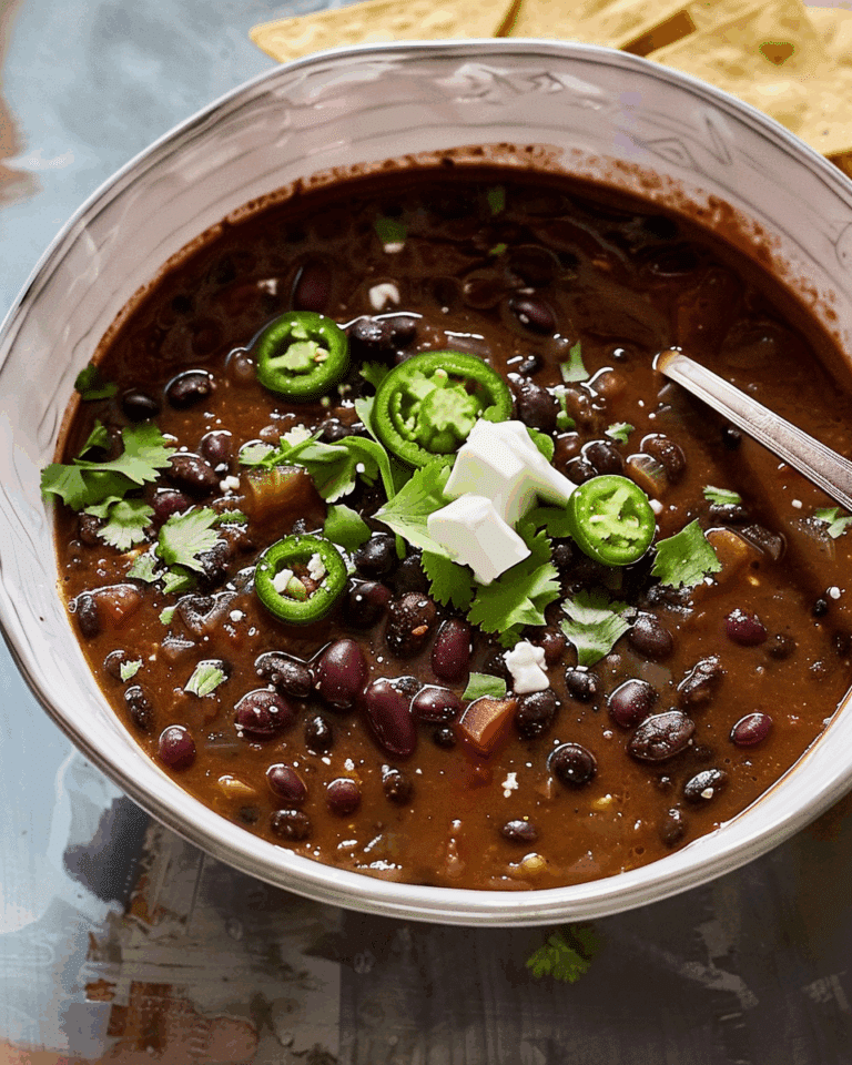 Spicy Black Bean Soup
