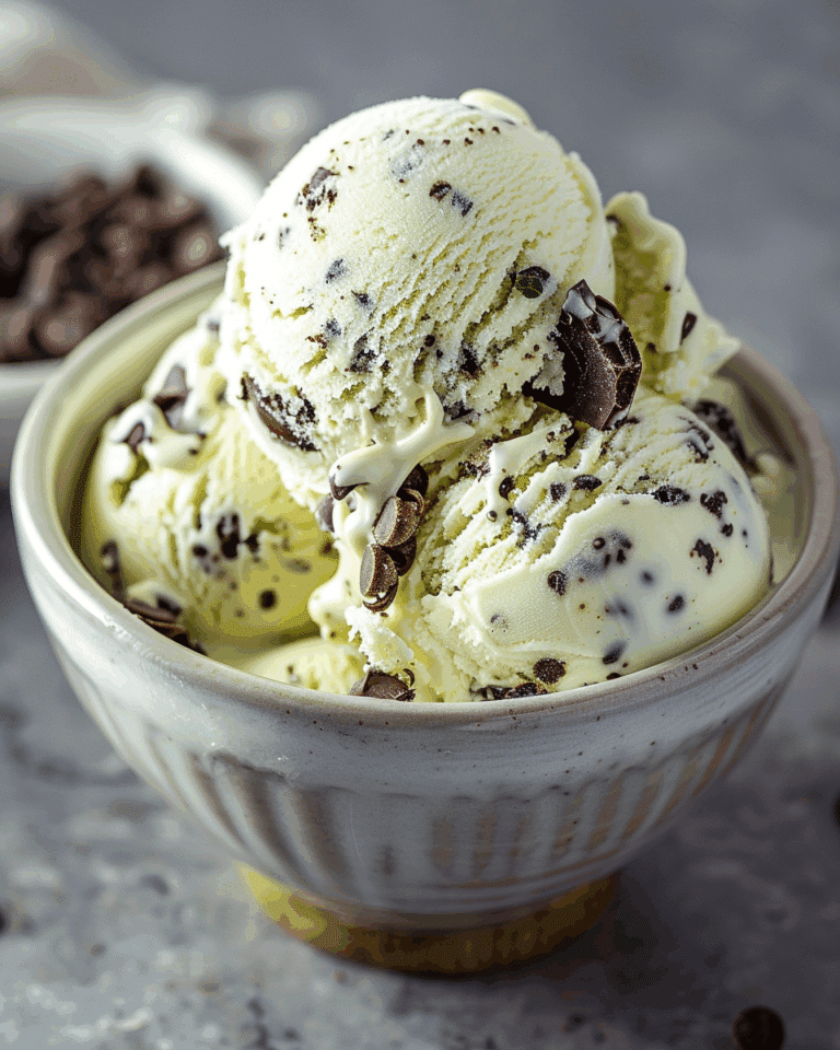 Chocolate Chip Mint Ice Cream