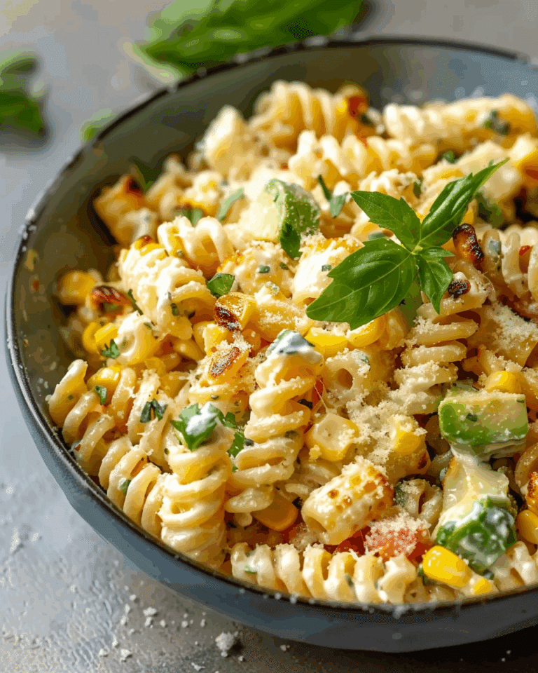 Healthy Street Corn Pasta Salad