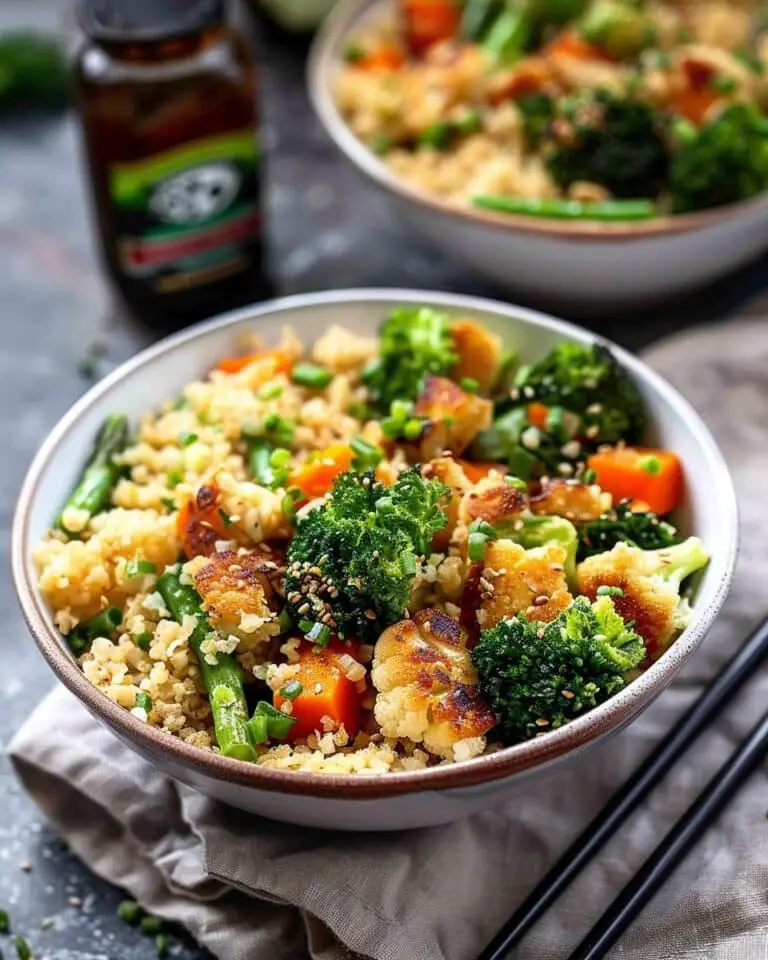 Cauliflower Rice Stir Fry Bowl