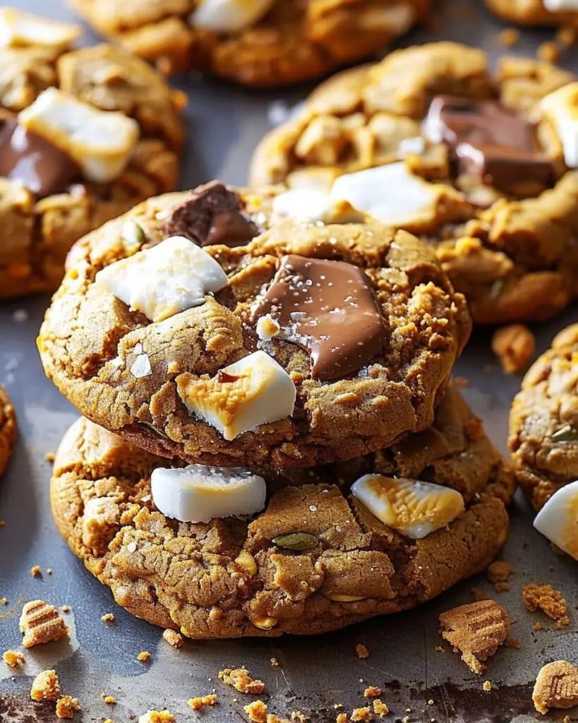 Pumpkin S’mores Cookies