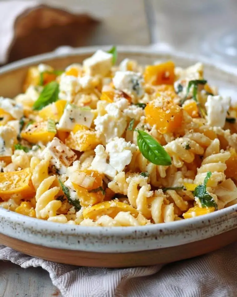 Butternut Squash and Goat Cheese Pasta Salad