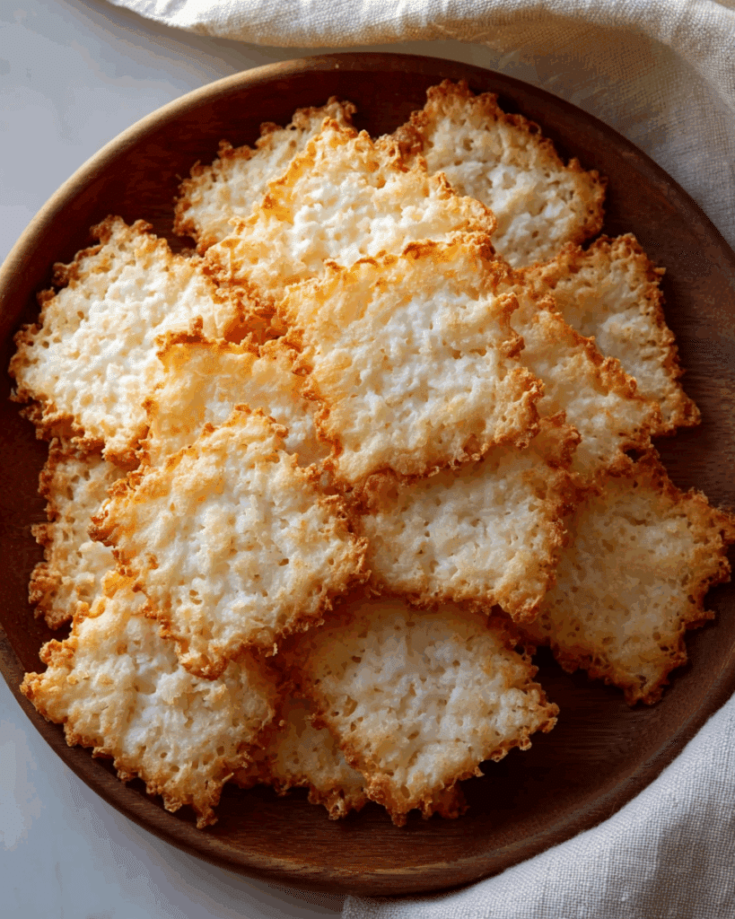 2-Ingredient Cottage Cheese Crackers