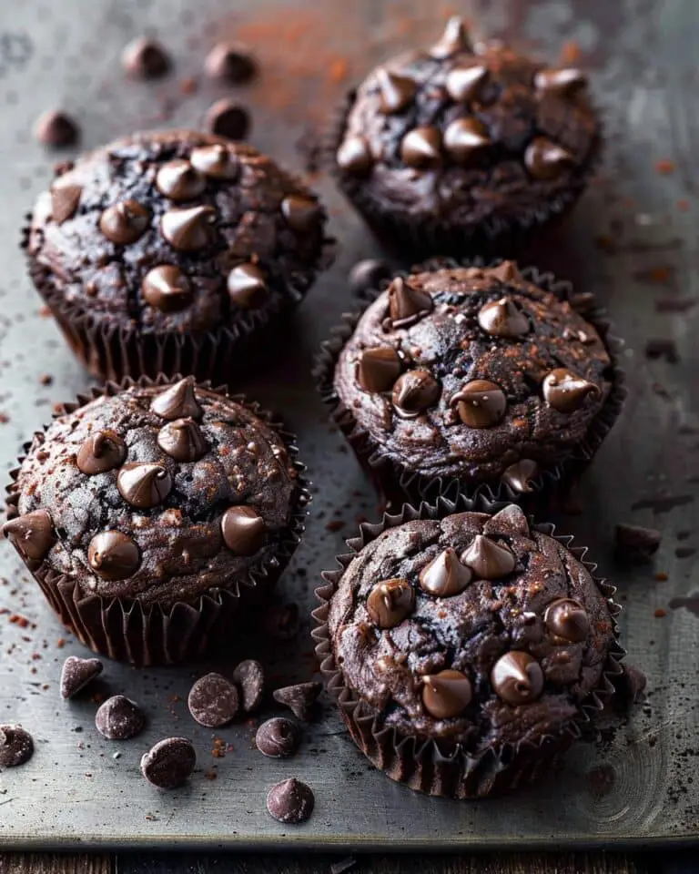 Double Chocolate Chip Muffins