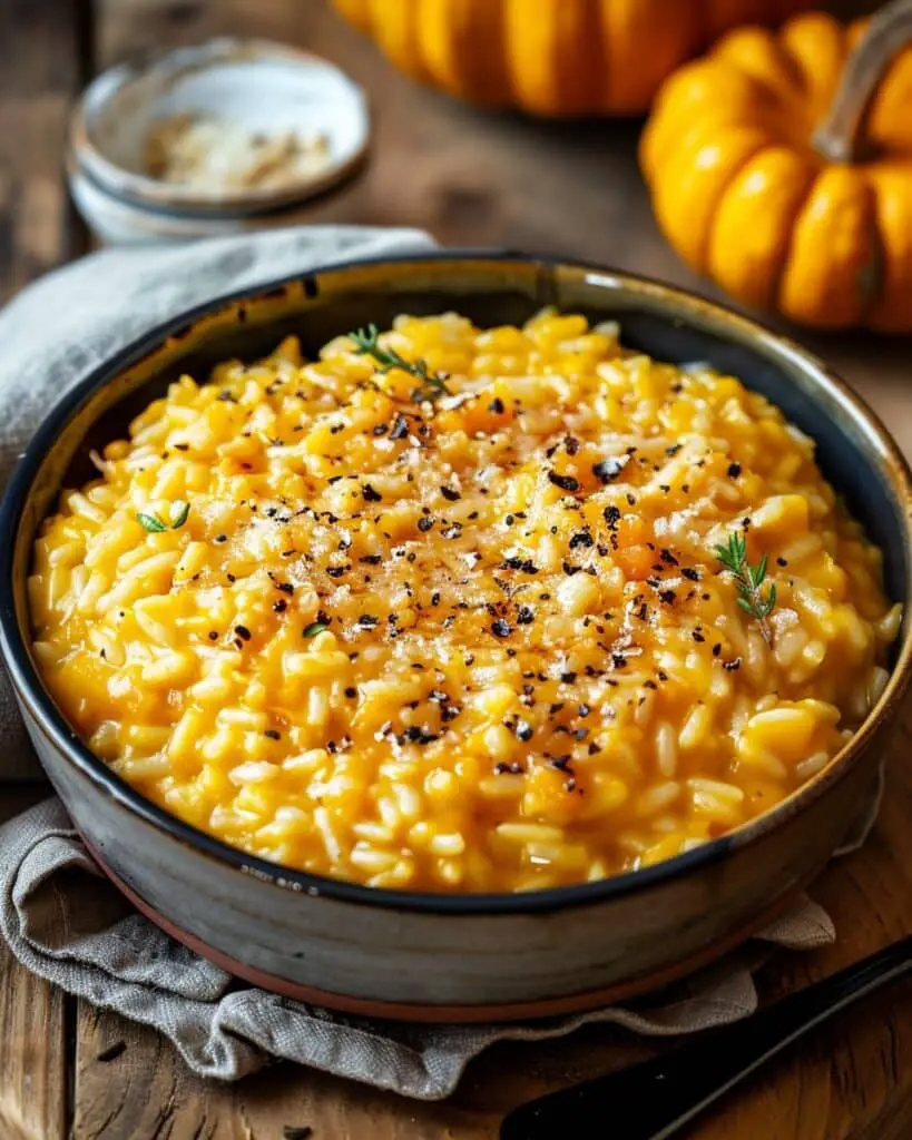 Creamy Pumpkin Risotto