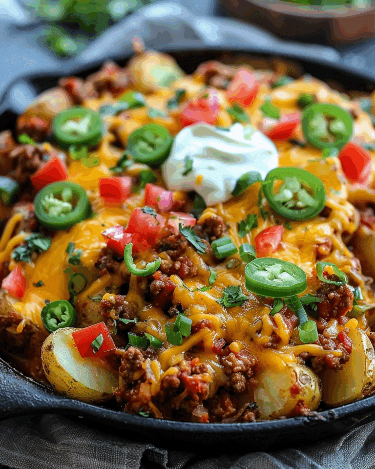 Cheesy Taco Potatoes