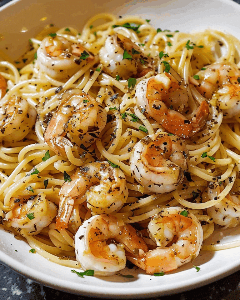 Garlic Shrimp Pasta