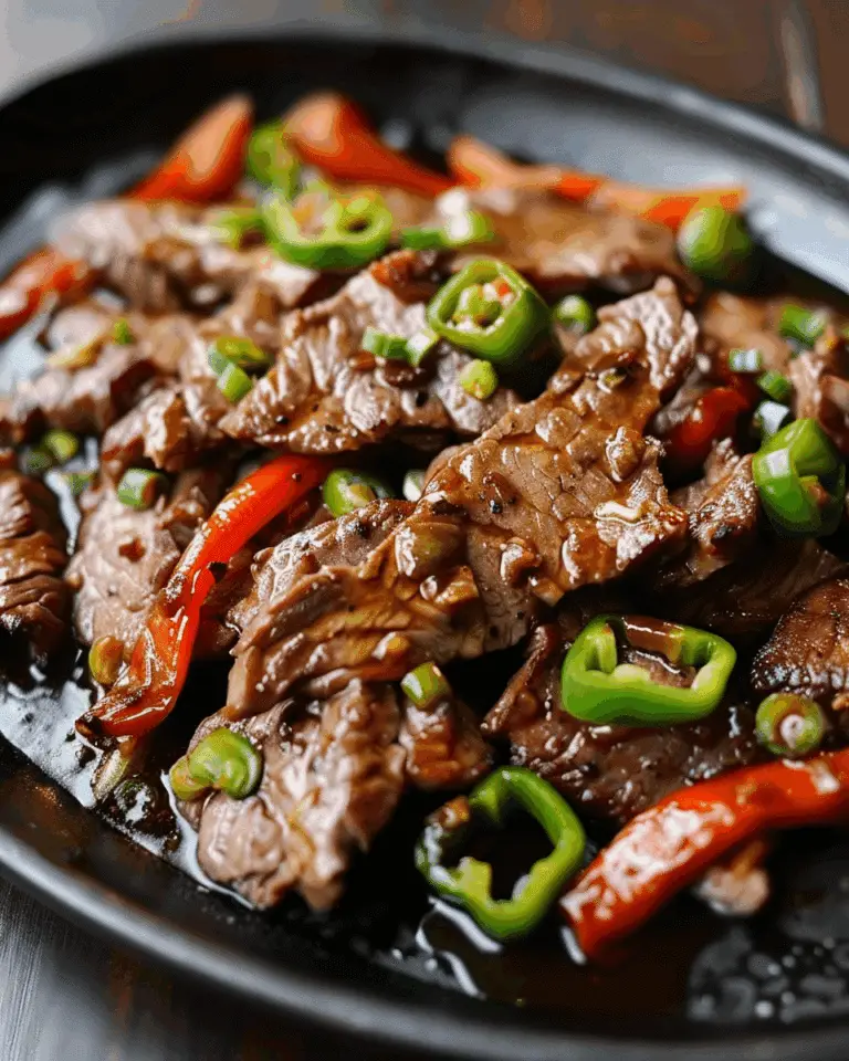Chinese Pepper Steak