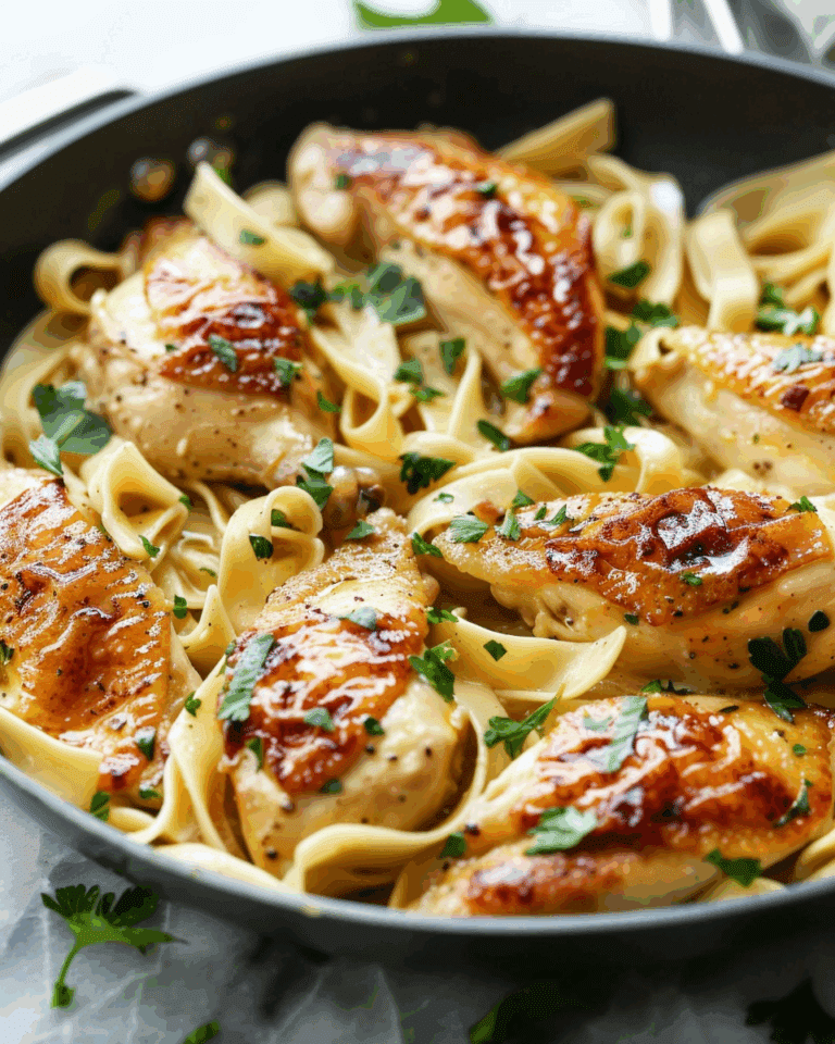 One-Pan Chicken with Buttered Noodles