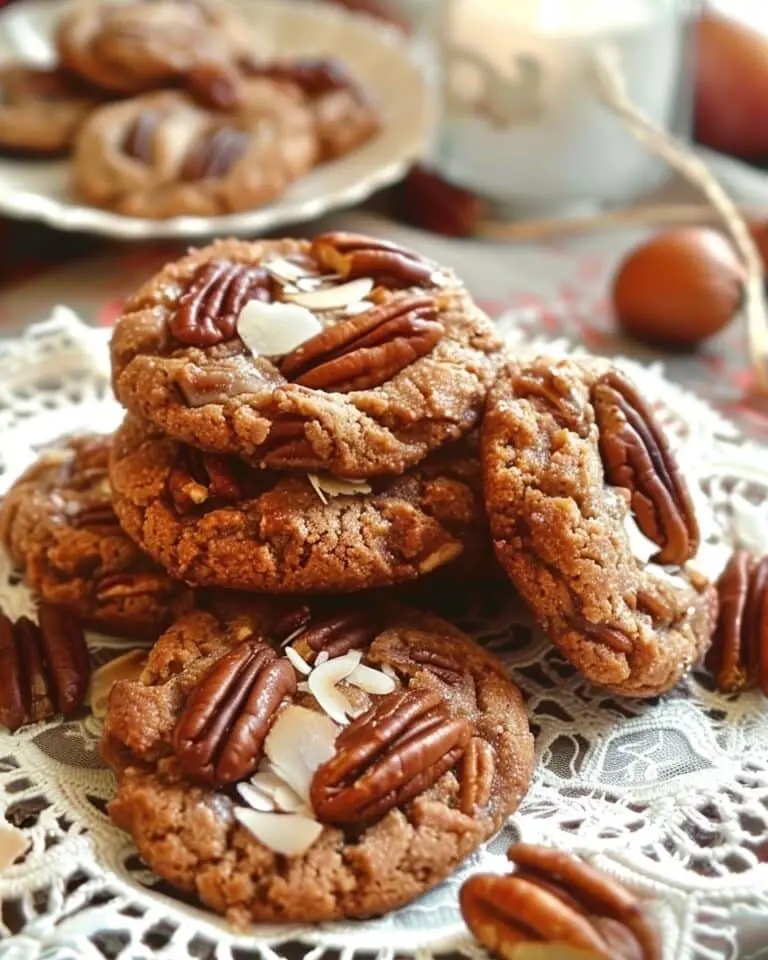 Pecan Apple Pie Cookies (Vegan, No Egg, No Dairy)