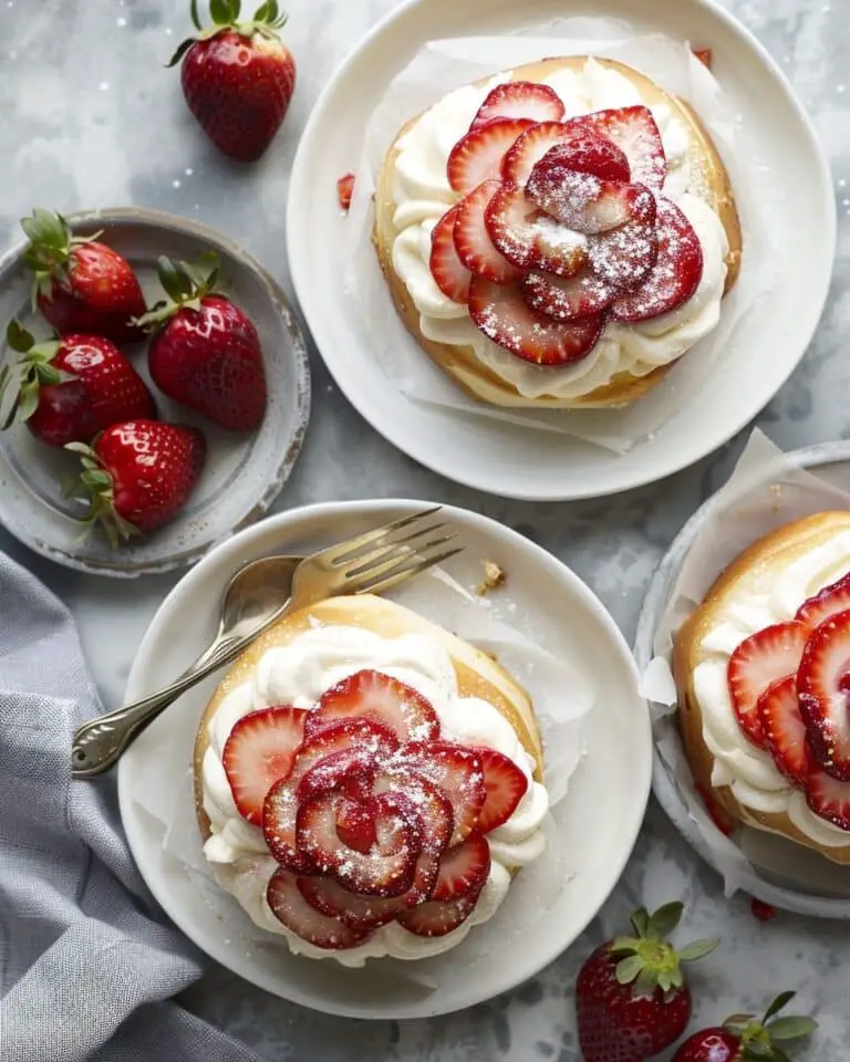 Strawberry Cheesecake Cinnabon Rolls