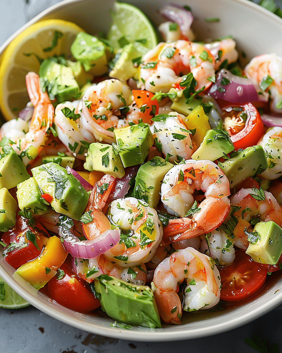 Shrimp Avocado Salad – Fresh, Healthy & Easy Summer Recipe
