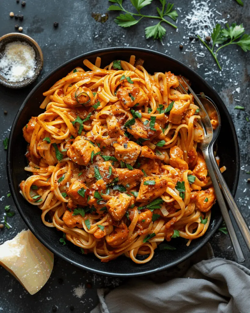 Cowboy Butter Chicken Linguine