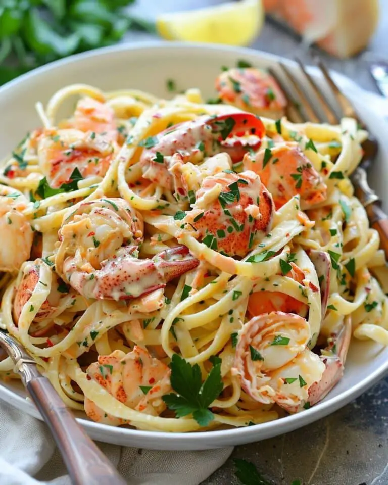 Cajun Seafood Pasta with Lobster, Crab, and Salmon