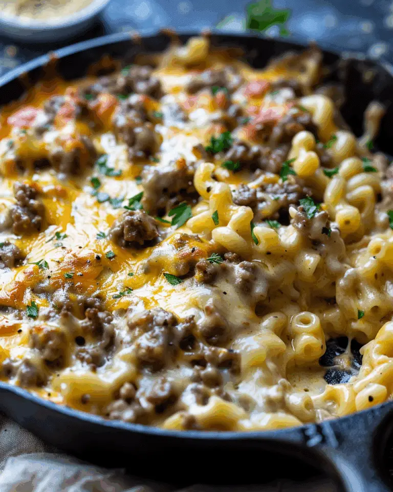 Cheese Steak Hamburger Helper Skillet
