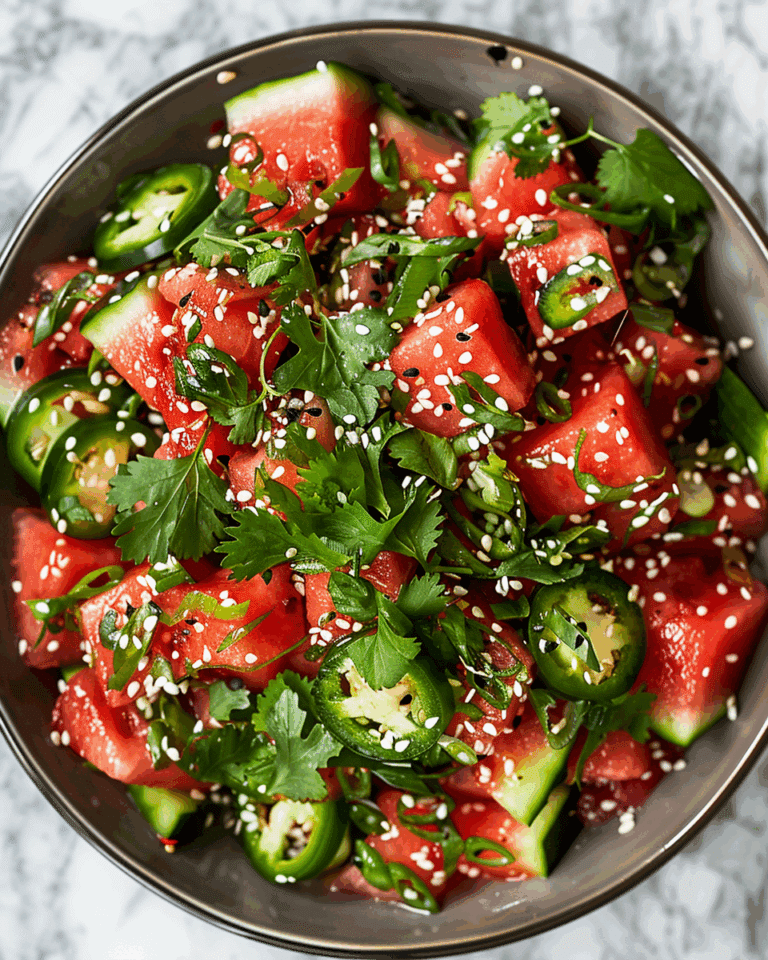 Asian Watermelon Salad