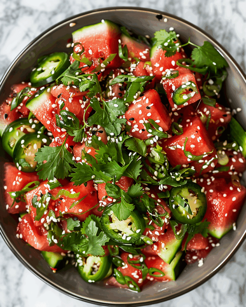 Asian Watermelon Salad