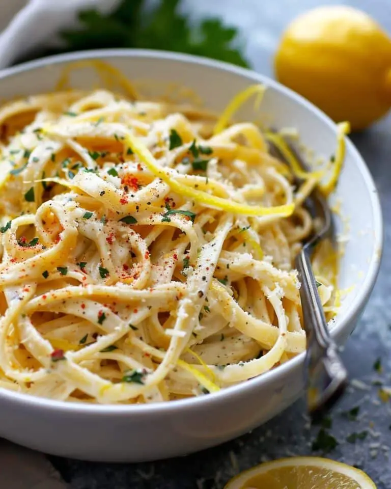 Spicy Cajun Fettuccine with Creamy Lemon Alfredo