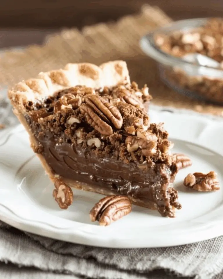 No‑Bake German Pecan Chocolate Pie