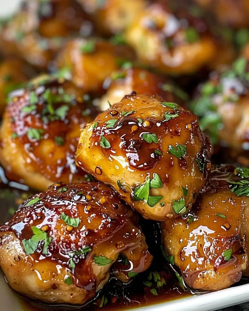 Honey Garlic Chicken Thighs