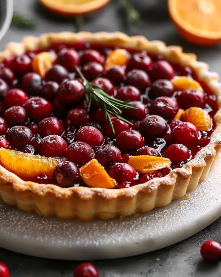 Cranberry Orange Tart Recipe